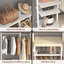 68"-96" Closet Organizer With 6-Drawers,4 Clothing Rack-1256370279