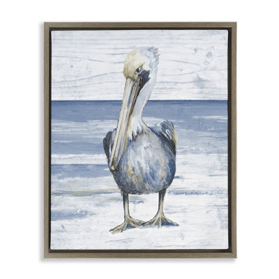 " Rustic Nautical Pelican " by Patricia Pinto