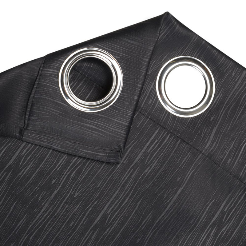 Paire de rideaux occultant avec œillets, Bleu sarcelle, 38 po x 84 po