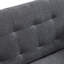 Lounge With Breathable Fabric And Style Gray Bed Adjustable Positions-706892891