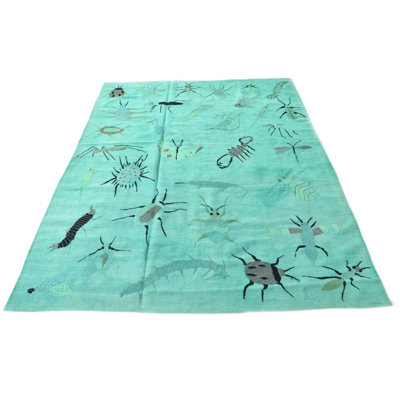 Tapis turquoise Oldfield