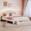 Grand lit plateforme tapissier Teddy-522612994