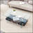 43.3 Inch Modern Two-Tier Coffee Table - Clear Glass and Black Marble Pattern, Elegant and Functional Design-79248056