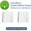 100% Cotton Pillowcase Set, 400 Thread Count Hotel Luxury Pillowcases, Soft & Breathable, Set of 2-106537246-106537247
