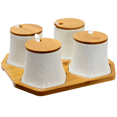 George Oliver Eveleth Ceramic Condiment Server