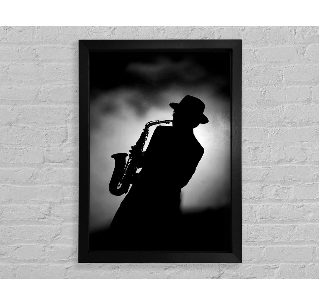 Jazz Player 1 Gerahmter Druck