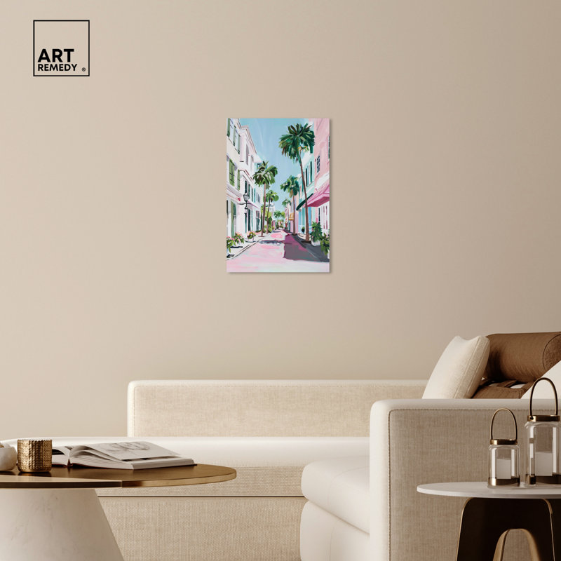 Down the Avenue, Toile tendue, H 30 po x l 20 po