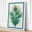 Peacock Feather Study Botanical - Wrapped Canvas-1465901201-1465901202