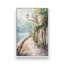 «Coastal Greeting V2», reproduction d'art encadrée sur toile par Azure Artisanal Studio-939490076-939490075