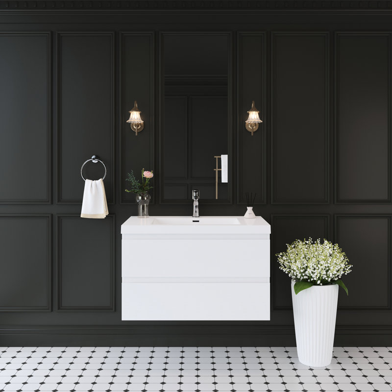 Meuble-lavabo flottant Modern