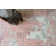 Mineral Abstract Area Rug in Red Orange