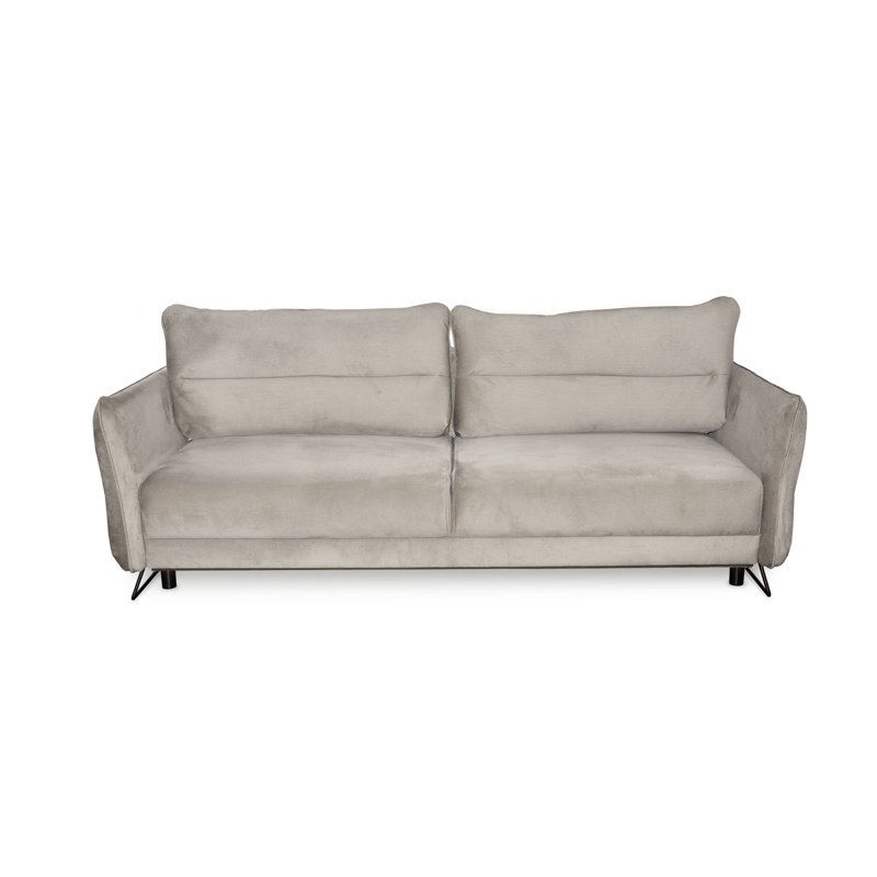 Deral 3 Seater Velvet Sleeper, Beige