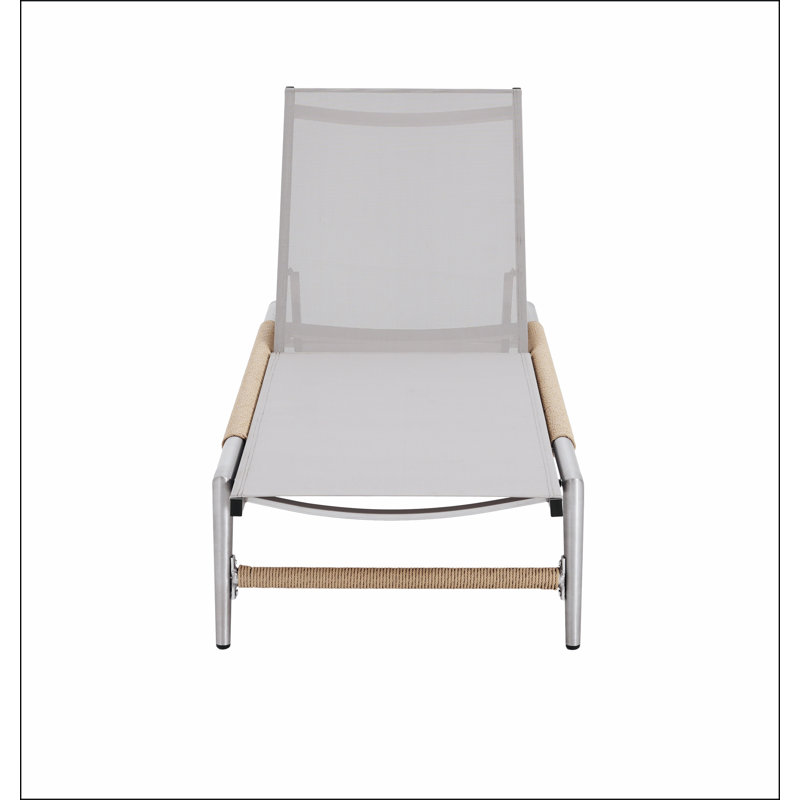 Chaise longue d'extérieur Hargrove Aluminun
