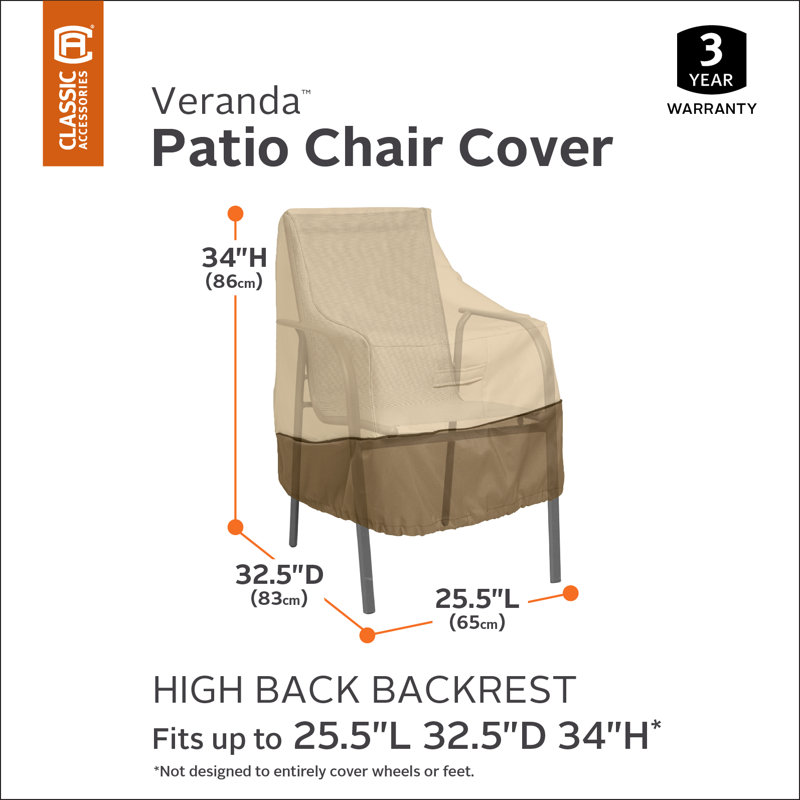 Paulding Outdoor Patio Chair Cover