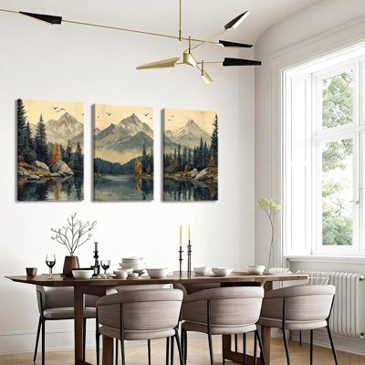 3 Piece Wrapped Canvas Print