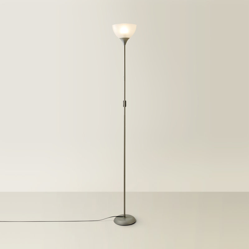 Aysel 180cm Torchiere Floor Lamp, Yes, Silver