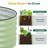 Adker 5 ft x 2 ft Metal Raised Garden Bed-1871628280