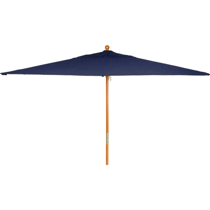 Parasol de marché rectangulaire 10 pi x 6 pi Oxford Market, Toile bleu marine Sunbrella®