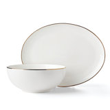 Trianna White 2Pc Serveware Bundle