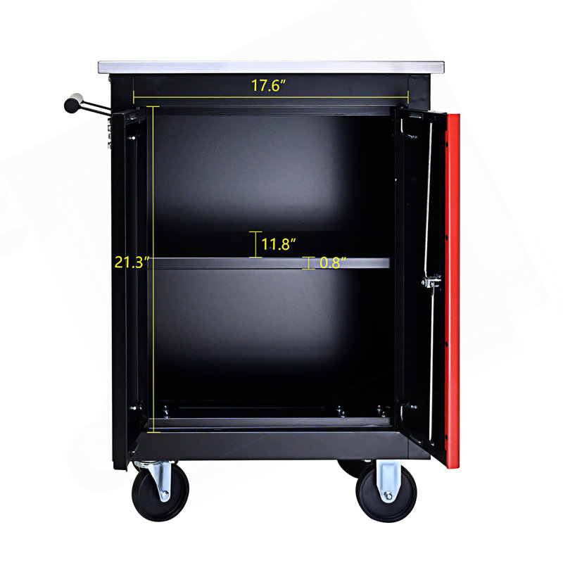 Double-Door Multi-Function Tool Cart, Accent Cabinet
