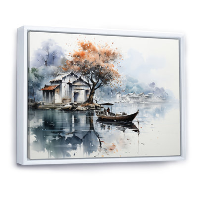 «Vietnam Hue Perfume River Boat», reproduction sur toile