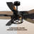52 Inch Ceiling Fans With Lights And Remote & App Control Farmhouse Ceiling Fan For Bedroom Living Room And Patio Black-493961770-486952437-486952443