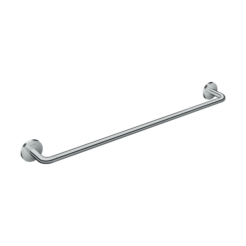 AXOR Universal Circular Wall Mounted Towel Bar, Silver, 2.5" H x 25.8" W x 24" D