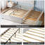 Structure de lit plateforme double / grand tapissier, lit escamotable avec tête de lit-550062462