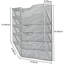 Metal Wall Organizer with Mail Storage-911990064-911990067