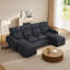 Canapé inclinable électrique 4 places avec 2 repose-pieds, canapé inclinable avec ports USB et Type-C-501390725-501869795