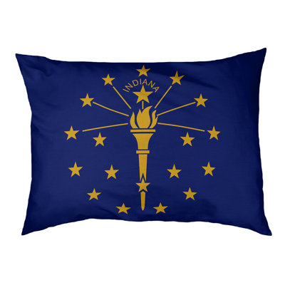 Coussin de concepteur indiana flag Burien
