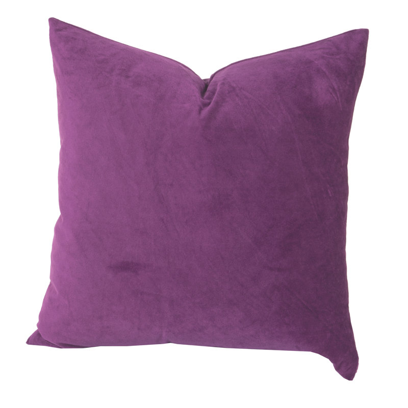 Posh Reversible Throw Pillow, 20", Purple Pansy