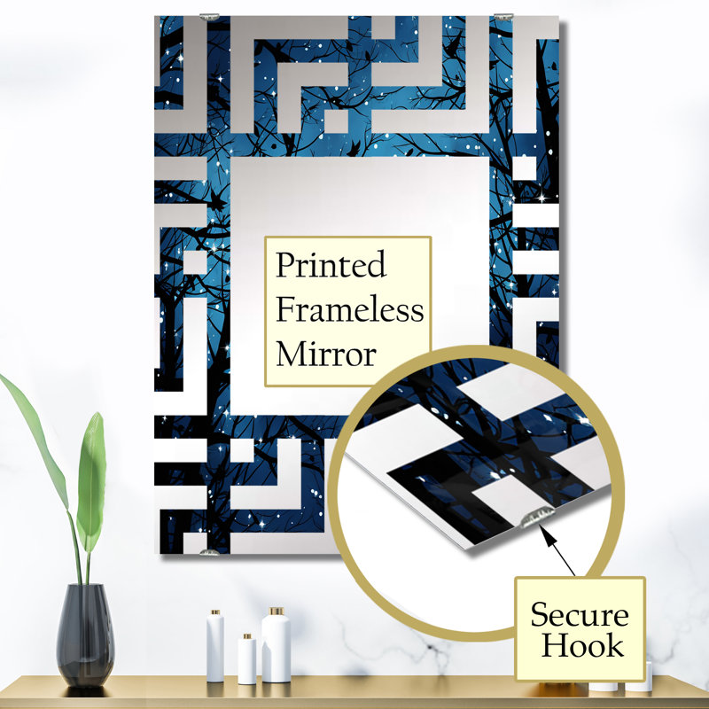 Badgery - Miroir mural décoratif pour arbre MIR136620, 40 po x 30 po