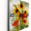 Tournesols et coquelicots dans la nature - Horloge murale traditionnelle-2118249430