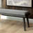 Armijo Linen Blend Upholstered Bench