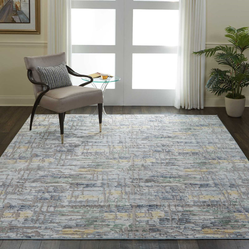 Burford Abstract Indoor Rug, Rectangle 9' x 12'