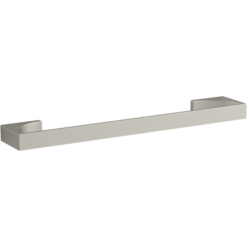 Minimal Towel Bar, 18"W, Vibrant Brushed Nickel