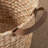 Water Hyacinth Woven Round Storage Basket 15.7"x15.7"x11.8" Natural Brown Multi Use
