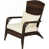 Coussin beige / structure brune est en rupture de stock