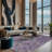 Machine Washable Purple Area Rug-107173354