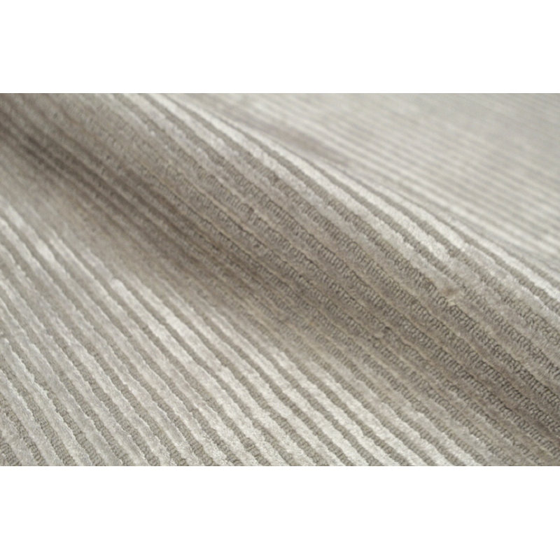 Hand-Knotted High-Quality Silver Area Rug