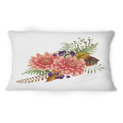 Floral Throw Pillow