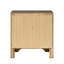 Table de chevet 3 tiroirs grise