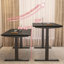 Bureau debout noir en cuir-163914689