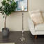 Cole And Grey Aluminum Metal Floor Silver Decorative Candle Holder-1992455013