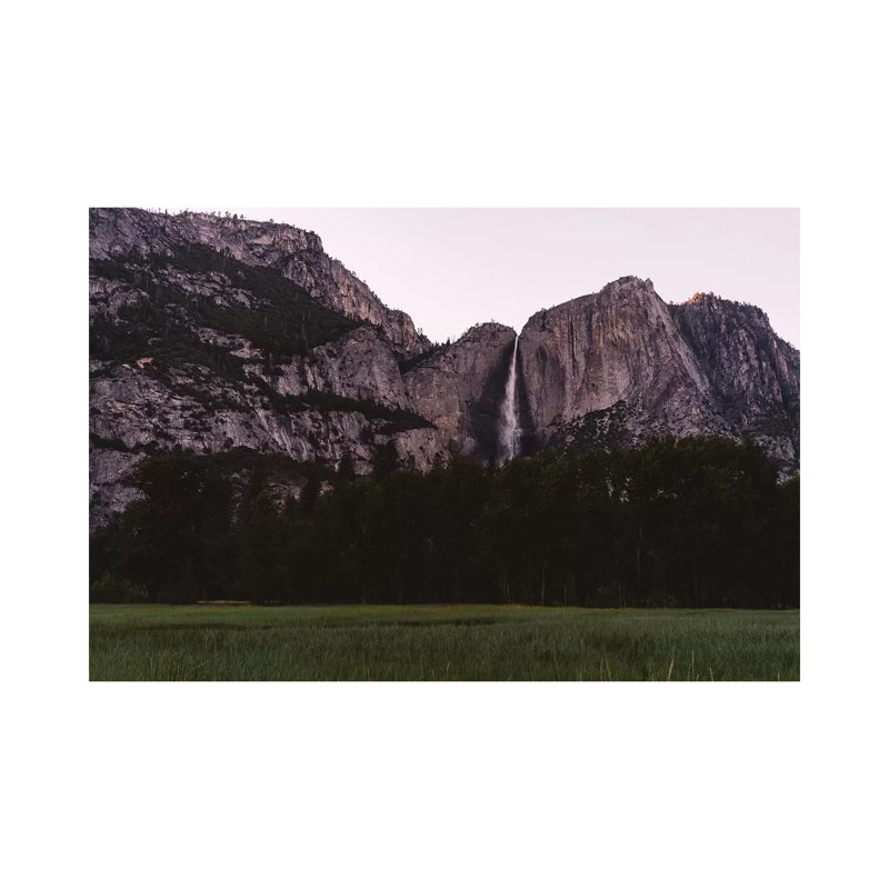Yosemite Sunset 1 Piece Wall Art on Canvas, 45.72cm H x 66.04cm W x 3.81cm D, Wrapped Canvas