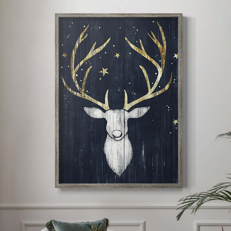 «Christmas Holiday Art LXI», reproduction encadrée - bois massif, H 21 po x l 17 po