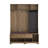Multi-Purpose Hallway Hall Tree With Removable Linen Cushioned Entryway Bench-737178611