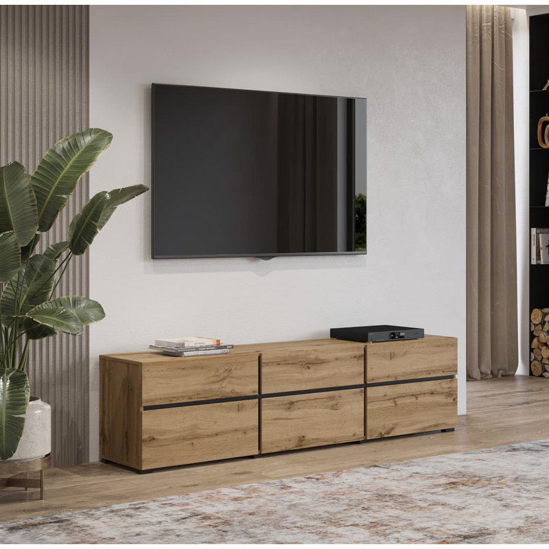 Kross Unfinished TV Stand for TVs up to 70", Plum