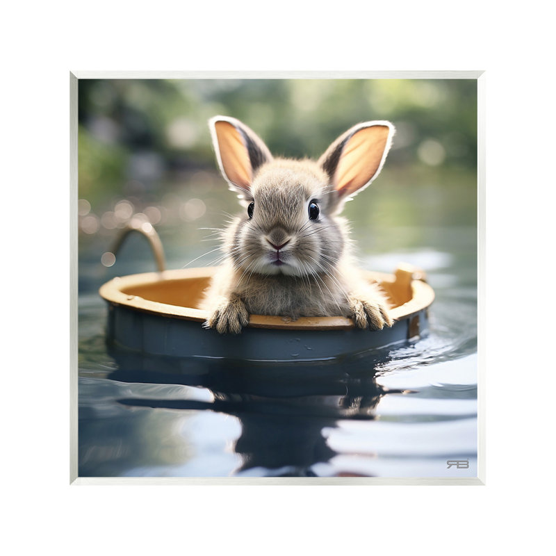 «Bunny in Garden Pond» par RB
